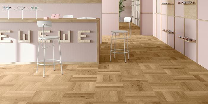 Highland Oak Herringbone