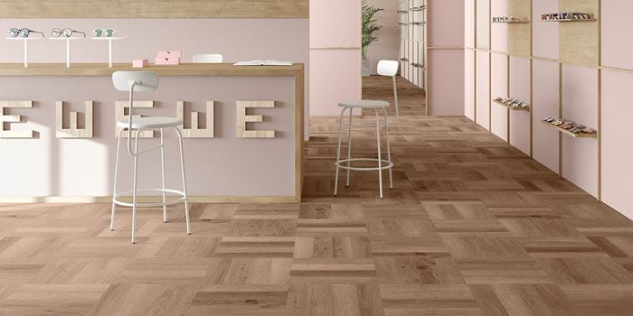 Highland Oak Herringbone
