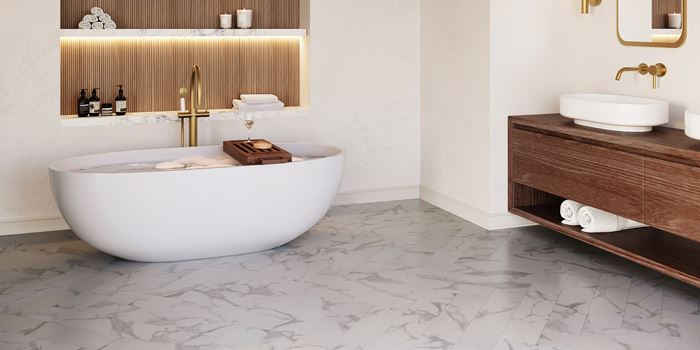 Pure Marble Herringbone