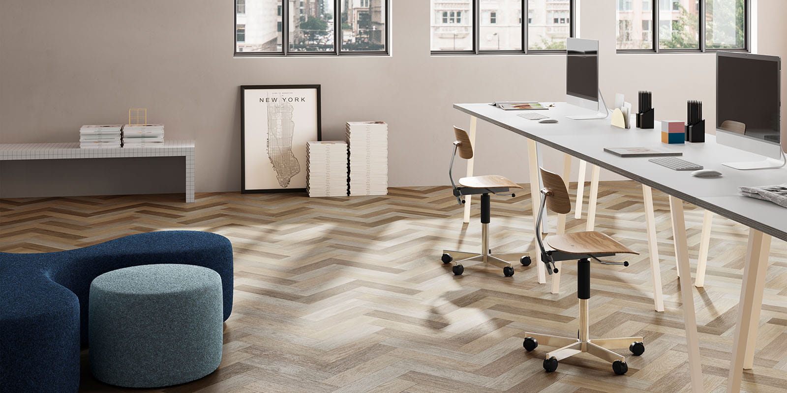 Homepage - New England Oak Parquet - Toffee - Office_02