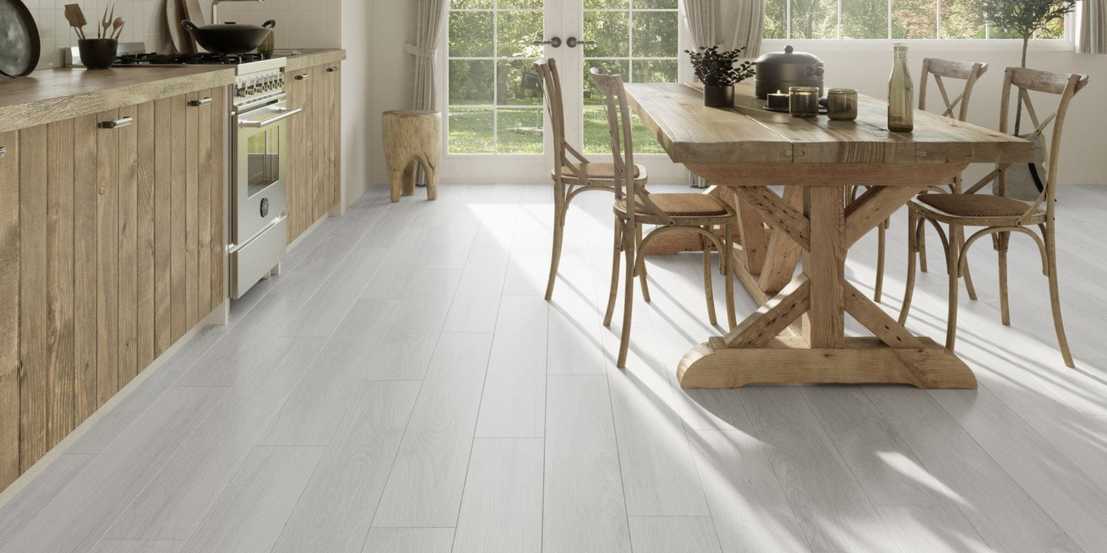 Homepage - French Oak - Polar - Kitchen