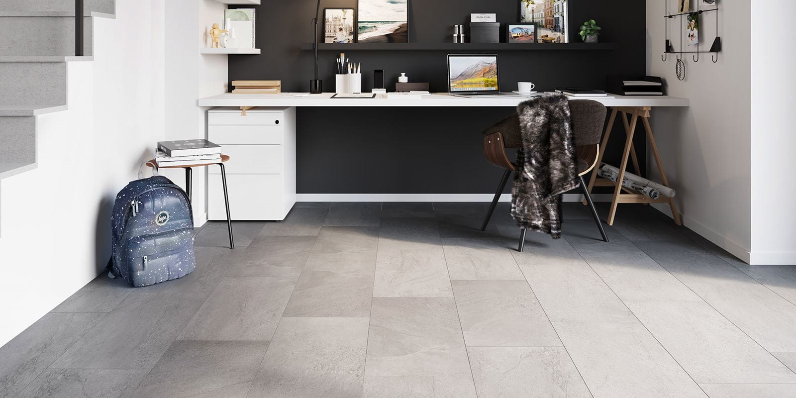 Homepage - Groovy Granite - Steel - Office