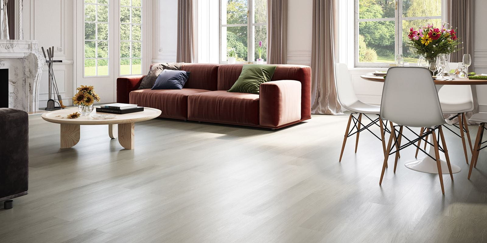 Homepage - New England Oak - Misty - Living