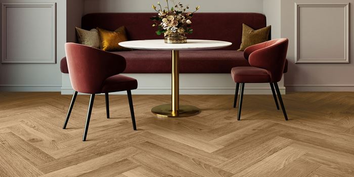 Highland Oak Herringbone