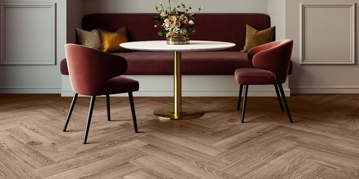 Highland Oak Herringbone